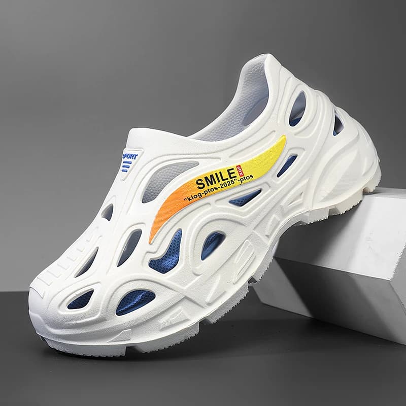 Sandali Estivi da Uomo per Esterni, Ciabatte Comode e Morbide, Zoccoli Spessi, Sandali da Spiaggia per Uomo e Donna, Scarpe Casual da Giardino e Acqua