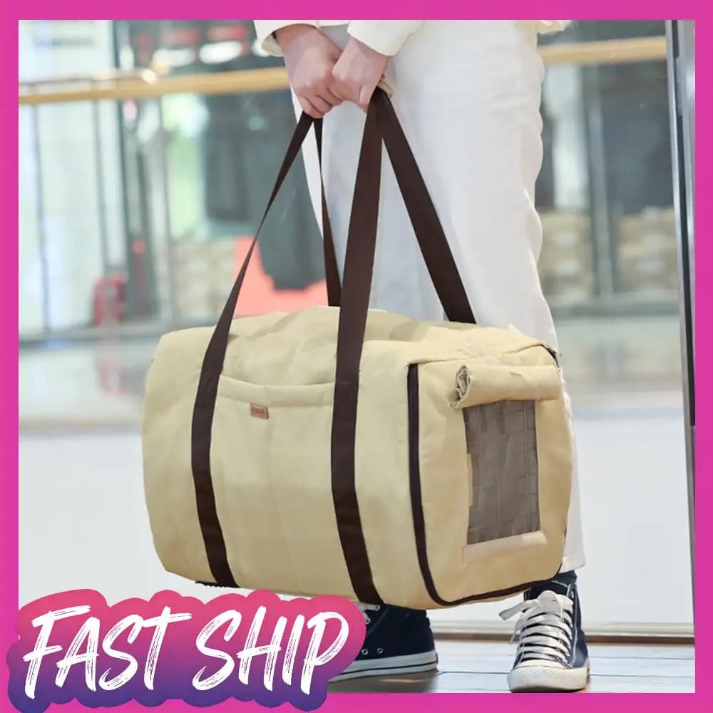 Trasportino Leggero per Gatti con Cinghia Comoda, Borsa Versatile per Piccoli Animali, Cani, Gatti e Cuccioli