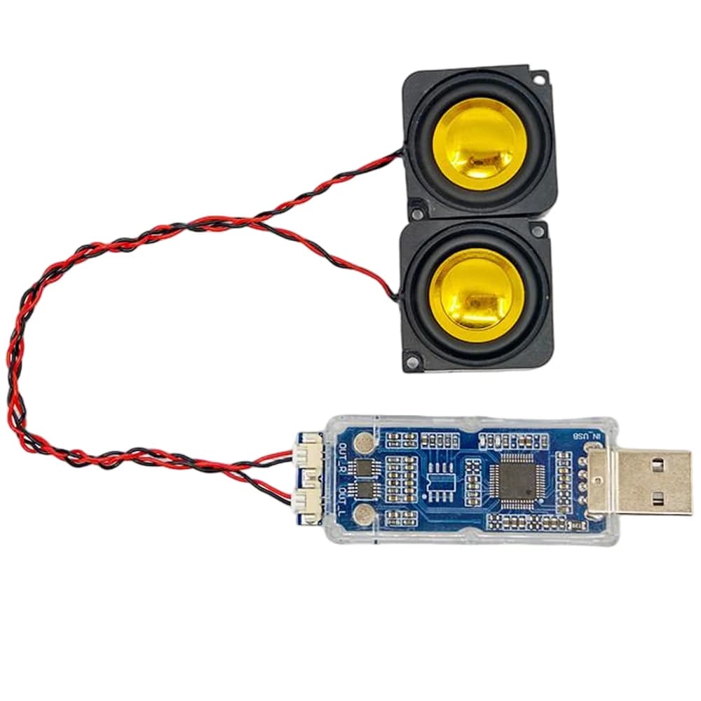 Modulo Scheda Audio USB Senza Driver SSS1629A5, Alimentazione 5V, Porta Audio MX1.25, Driver per Altoparlanti da 2.6W per Canale per Raspberry Pi