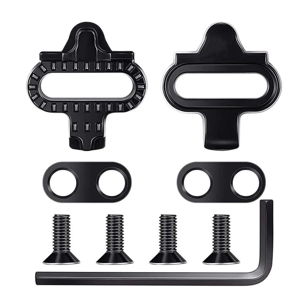 Tacchette Universali per Scarpe da Bici Shimano SH51 SPD, Set di Clip Multi-Release per Pedali SPD, Accessori per Ciclismo