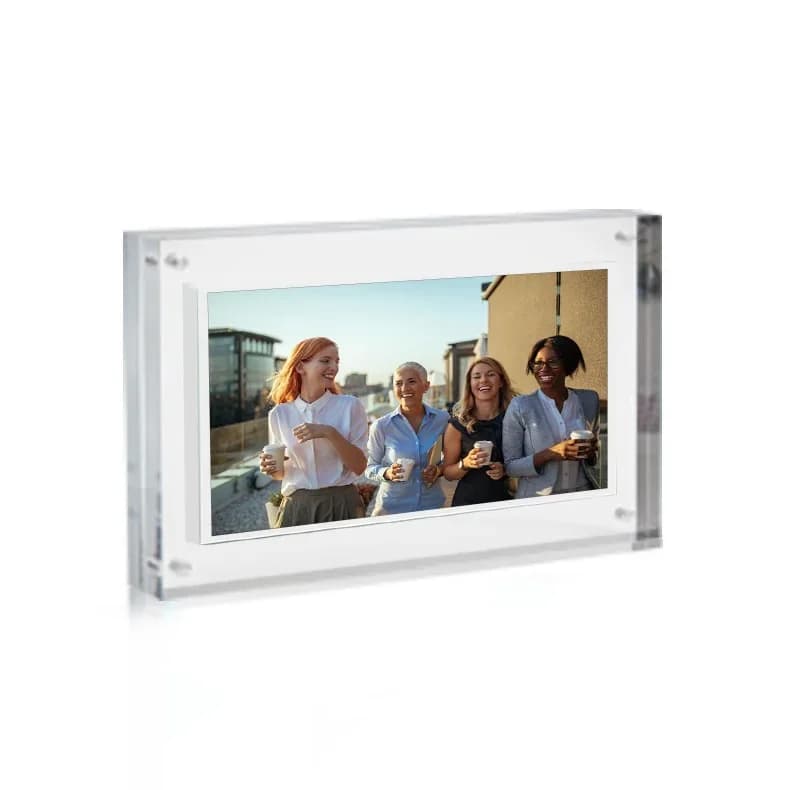 OEM ODM 5 ''7'' 10 '' 10.1 pollici WiFi Cornice per foto digitale Touch Screen Album da tavolo Cornice in acrilico Condivisione istantanea