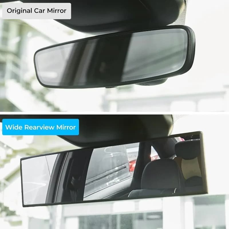 Specchietto di sicurezza per auto per bambini, monitor panoramico ausiliario per la visione posteriore interna, convesso, antiabbagliamento, ad angolo ampio