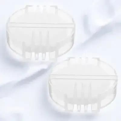 2 Pezzi di Filo per Ricamo Cerato, Forniture per Punto Croce, Cera d'Api Condizionante per Filo da Cucito a Mano, Scatola Bianca per Conservazione