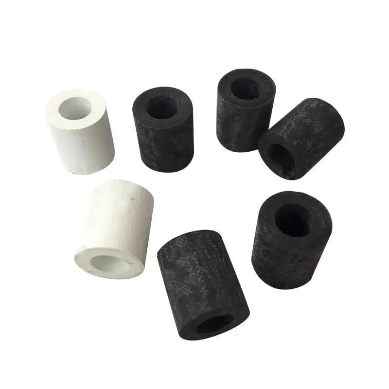 Professional Pool Cue Ferrule Carbon Fiber Tube Replacement Billiard Repair Accessory for Billiard Tail Stick Snooker