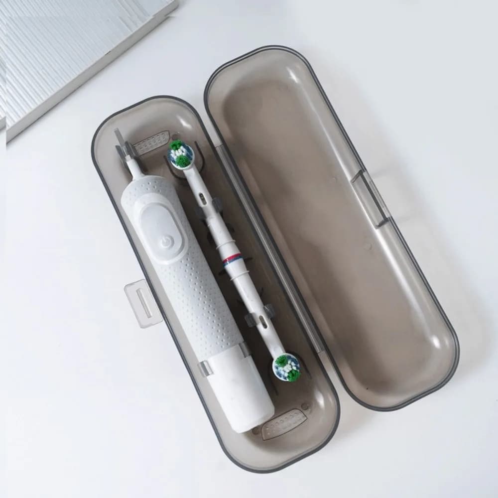 Plastic Electric Toothbrush Case Dust-proof Lightweight Toothbrush Storage Box Moisture-proof Electric Toothbrush Organizer
