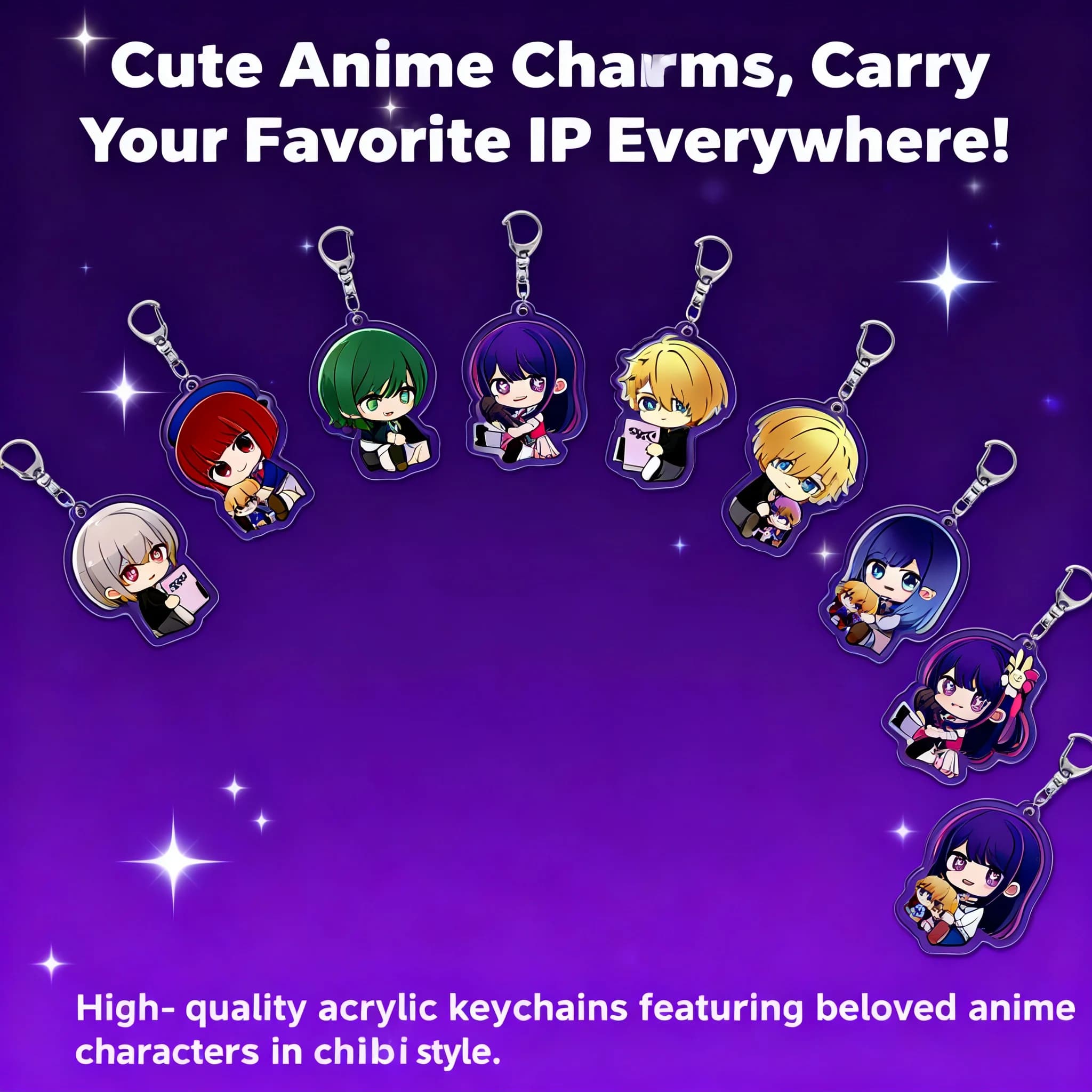 Portachiavi in Acrilico My Hero Academia, Merchandise Anime con Stelle e Strisce, Figurina da Collezione, Regalo per Fan, Accessori per Cosplay