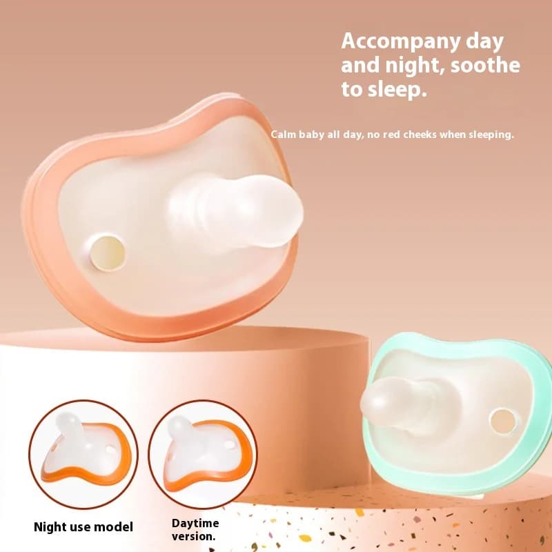 1PCS Del Bambino Ciuccio In Silicone Liquido Ultra Morbido Ortodontico BPA Libero Neonato Succhietto Seno Come Calmante Dentizione Giocattolo ciuccio