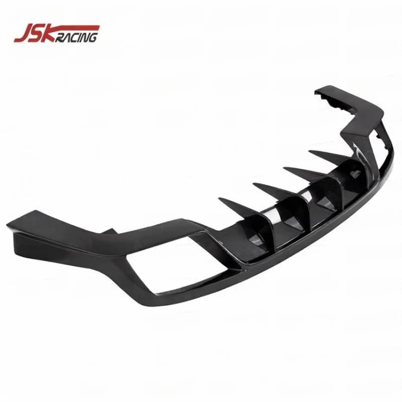 Diffusore paraurti posteriore in fibra di carbonio stile JSK-1 per Porsche Panamera 971 2017-2018