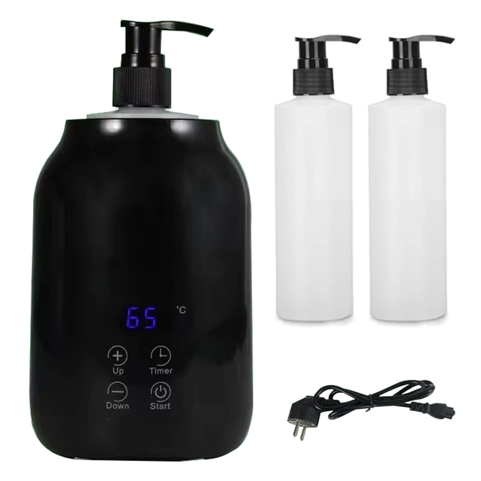 NEW Essential Oil Heater LED Display Temperature Adjust Single Massage Oil Bottle Warmer Massage Oil Heater