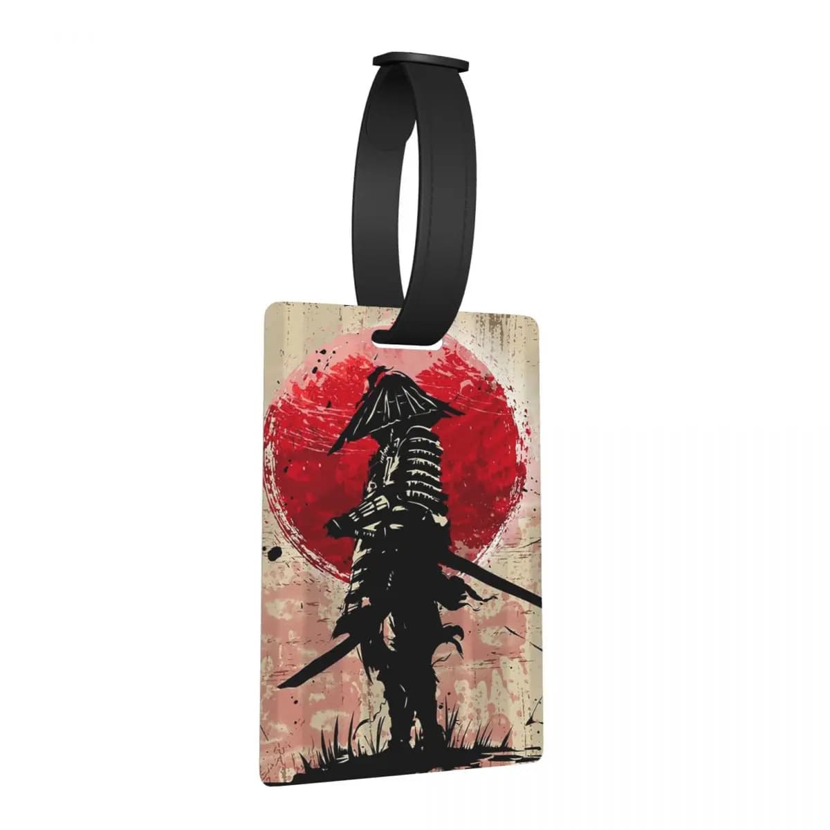 Etichette per Bagagli con Arte Giapponese, Samurai, Bushido, Accessori per Valigie, Etichetta per Bagaglio da Viaggio, Porta Nome e Indirizzo