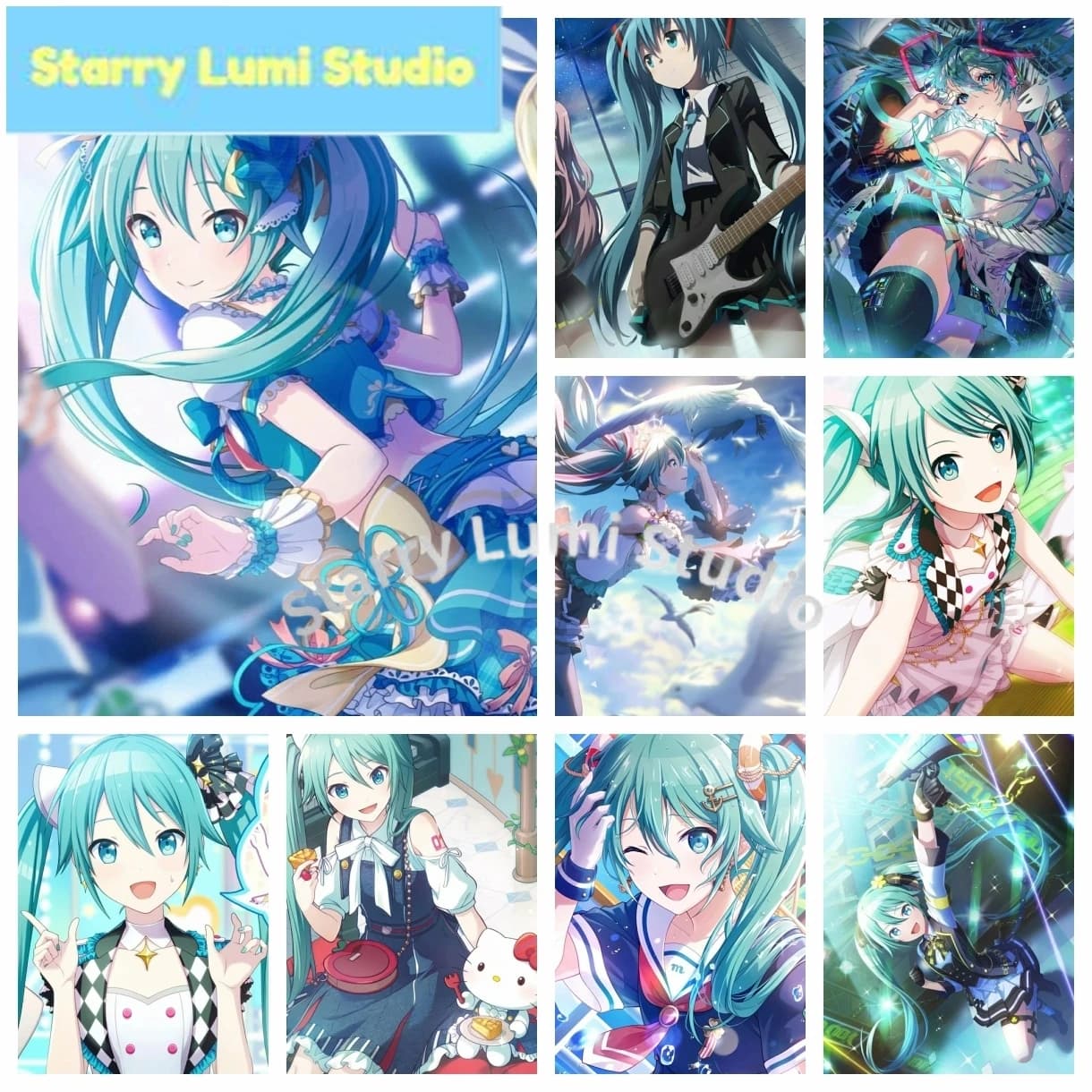 Anime Singer Miku 5D DIY Diamond Painting Mosaic Japanese Cartoon Girl Art Embroidery Rhinestones Cross Stitch Room Decor Gifts