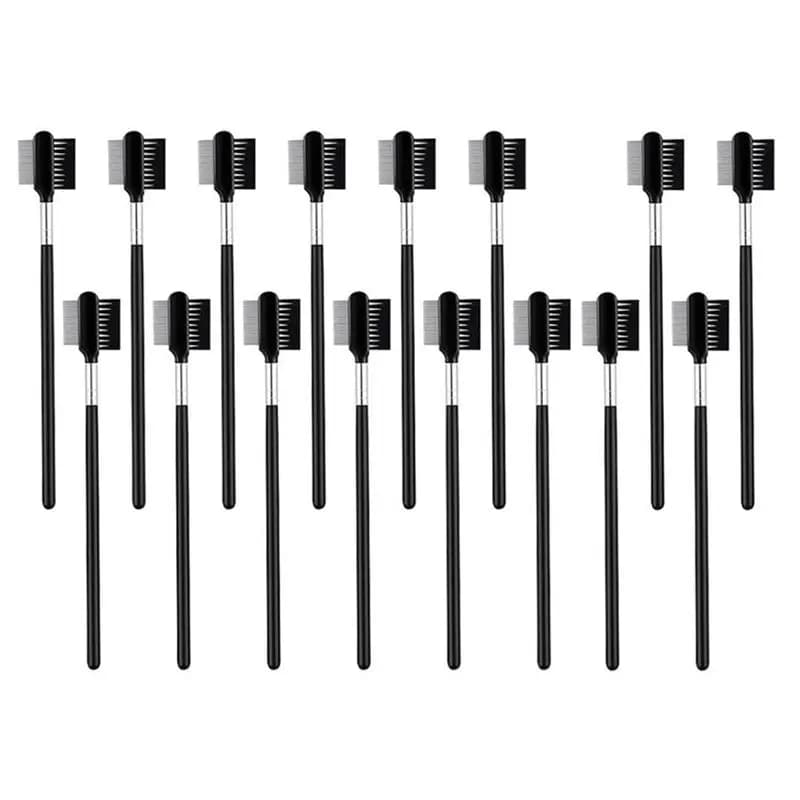 HRBAJ-16Pcs Double-Sided Dog Eye Comb Brush Pet Grooming Comb Multipurpose With A Storage Bag