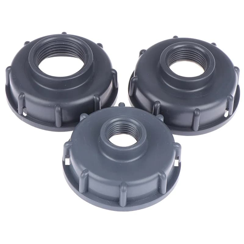 1Pc Durable Ibc Tank Adapt S60X6 Coarse Threaded Cap 60mm Female Thread To 1/2 ", 3/4", 1 "Adapter Connector