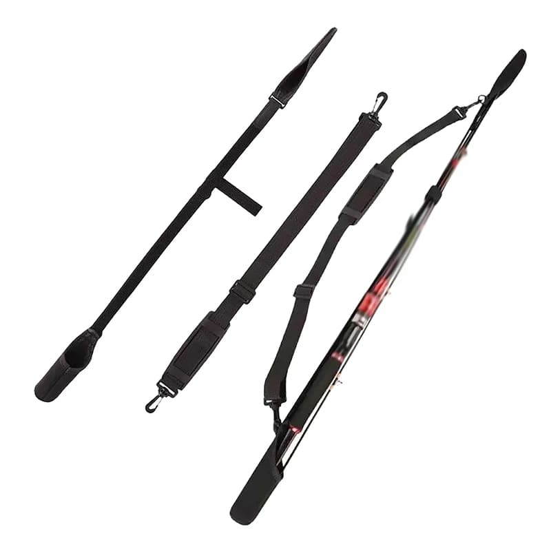 Cinghia Portatile per Canna da Pesca, Borsa Regolabile per Conservazione Canna da Pesca, Protezione per Canna da Pesca, Accessori per Mulinello da Pesca 1PC