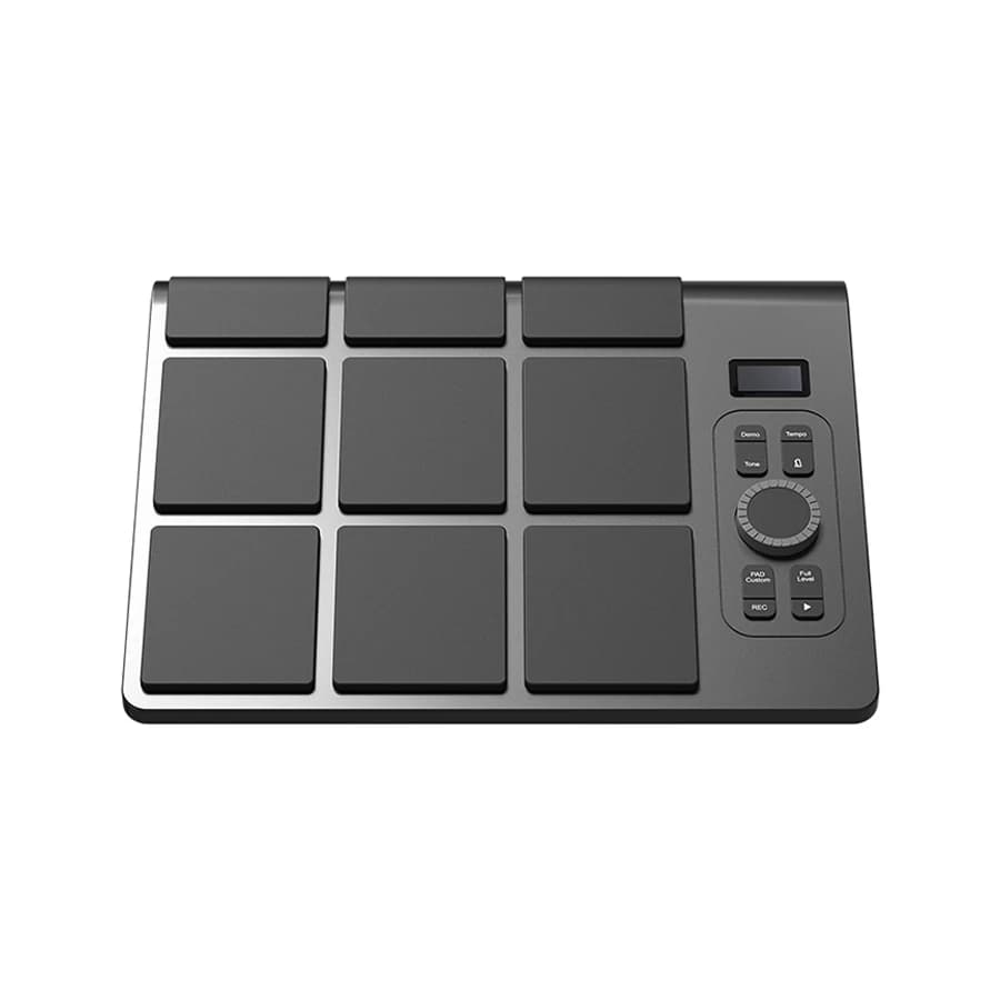 Batteria Elettronica da Tavolo USB/a Batteria, 7 Pad, Set di Batteria Portatile con Altoparlanti Integrati per Bambini e Principianti