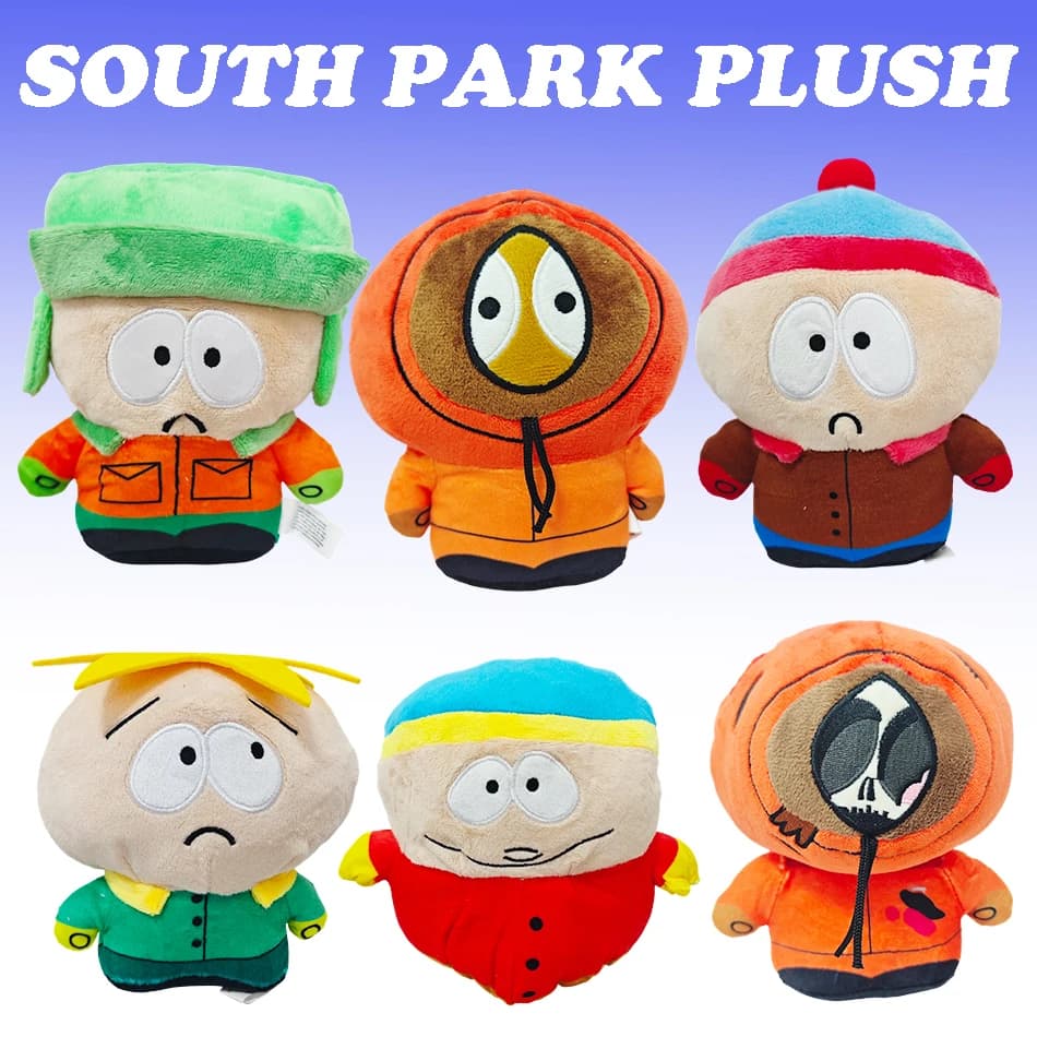 In stock New18cm SouthPark Plush Cartoon Toys Dolls Stan/Kyle/Kenny/Eric/Tweek Kawaii Plush Dolls Birthday Xmas Toy Gifts Hot