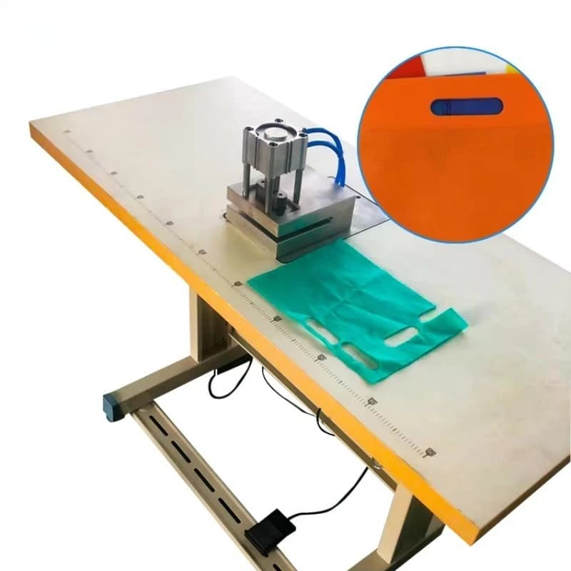Punching Machine for Holes with Handle for Nonwoven Fabric for Earrings with Cool Cut Ultrasound Face Mask