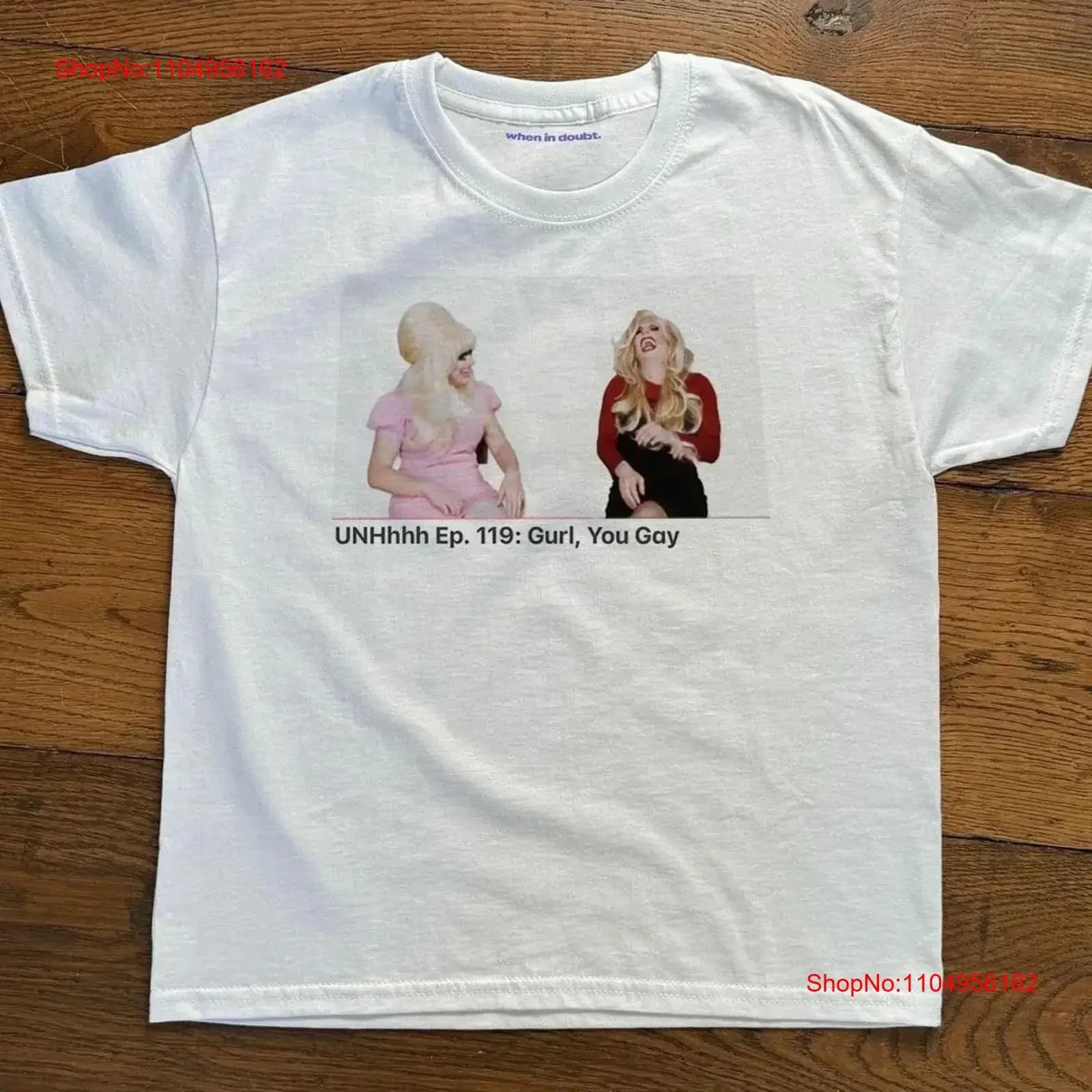 T-shirt con Trixie Mattel e Katya Zamolodchikova perfetta per i fan di RuPaul's Drag Race unhhhh YouTube show queen vintage