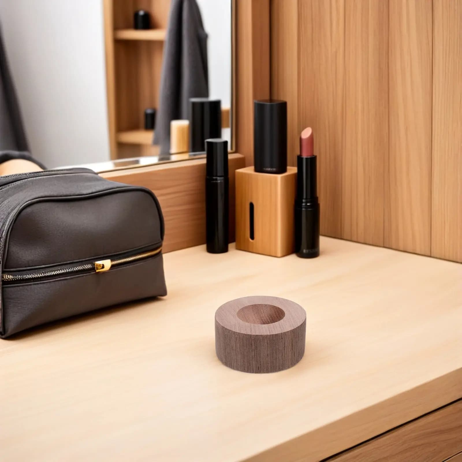 3Pcs Essential Oil Diffuser Wood Natural Solid Wood Aroma Blocks Portable Passive Diffuser Home Room Car Fragrance Aromatherapy
