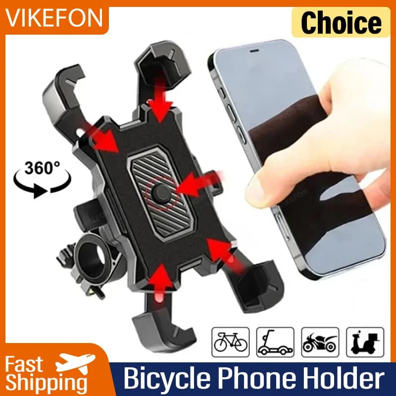 Support for Moto 360 ° Support for Mountain Bike Phone, Motorcycle, Bike, Cycling, Cycling