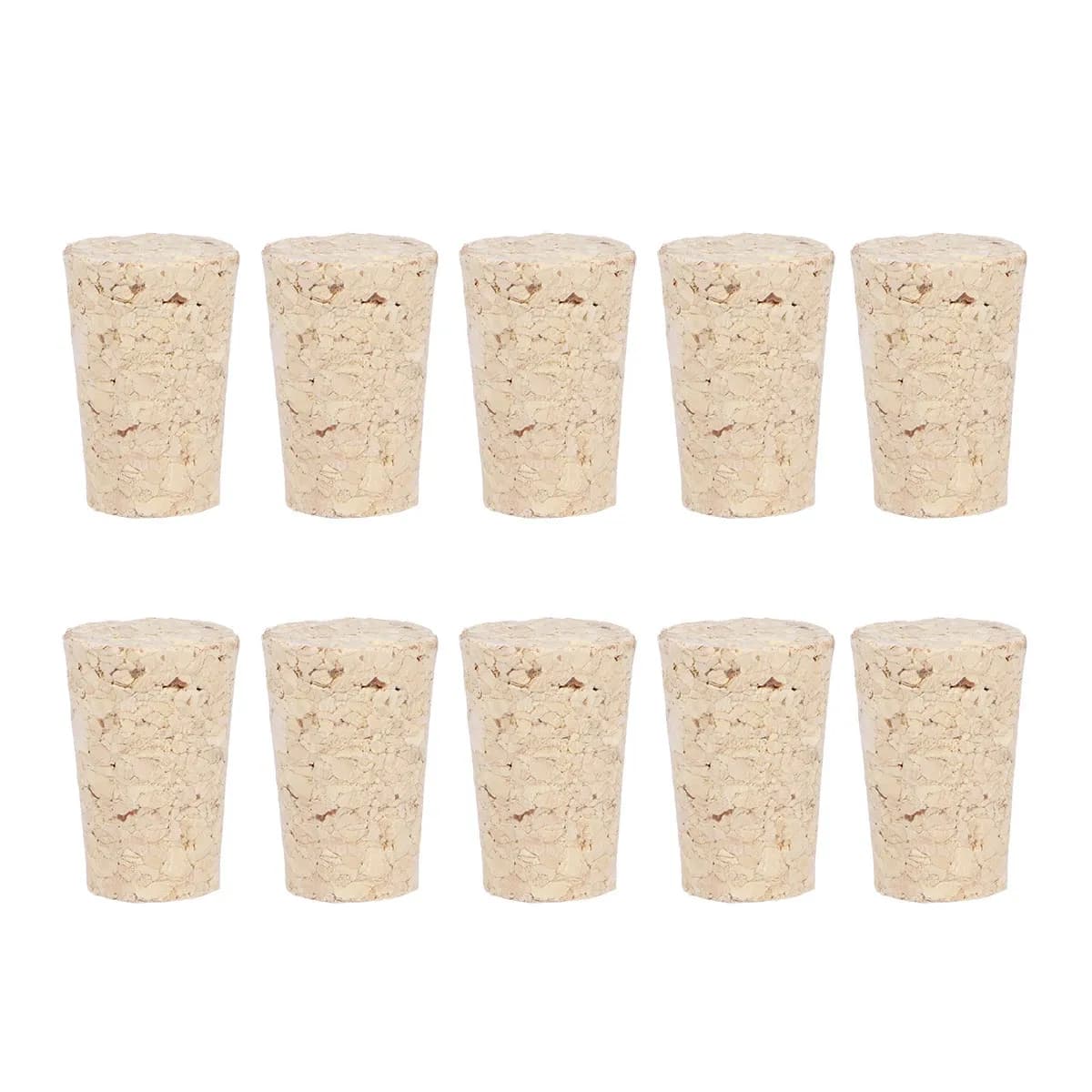 Set di 30 Tappi per Vino in Legno Naturale con Guarnizione Interna in Gomma, Perfetti per la Conservazione del Vino Rosso, Regalo per Anniversari e Matrimoni