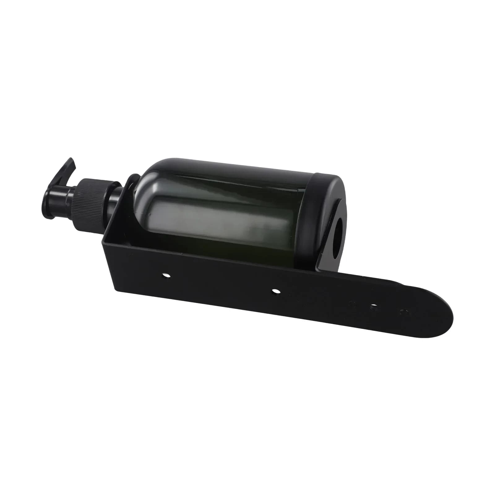 Dispenser manuale di sapone con supporto per shampoo e bagnoschiuma, design a parete per un facile accesso in case e aziende
