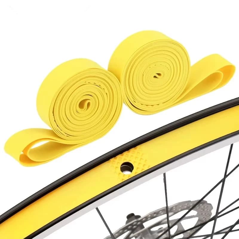 1 Paio (2 pcs) Premium PVC Ribbons for Bici MTB, Road Bikes, Foldable Bikes - Pneumatic Protection 26, 27.5, 29, 700c Inches