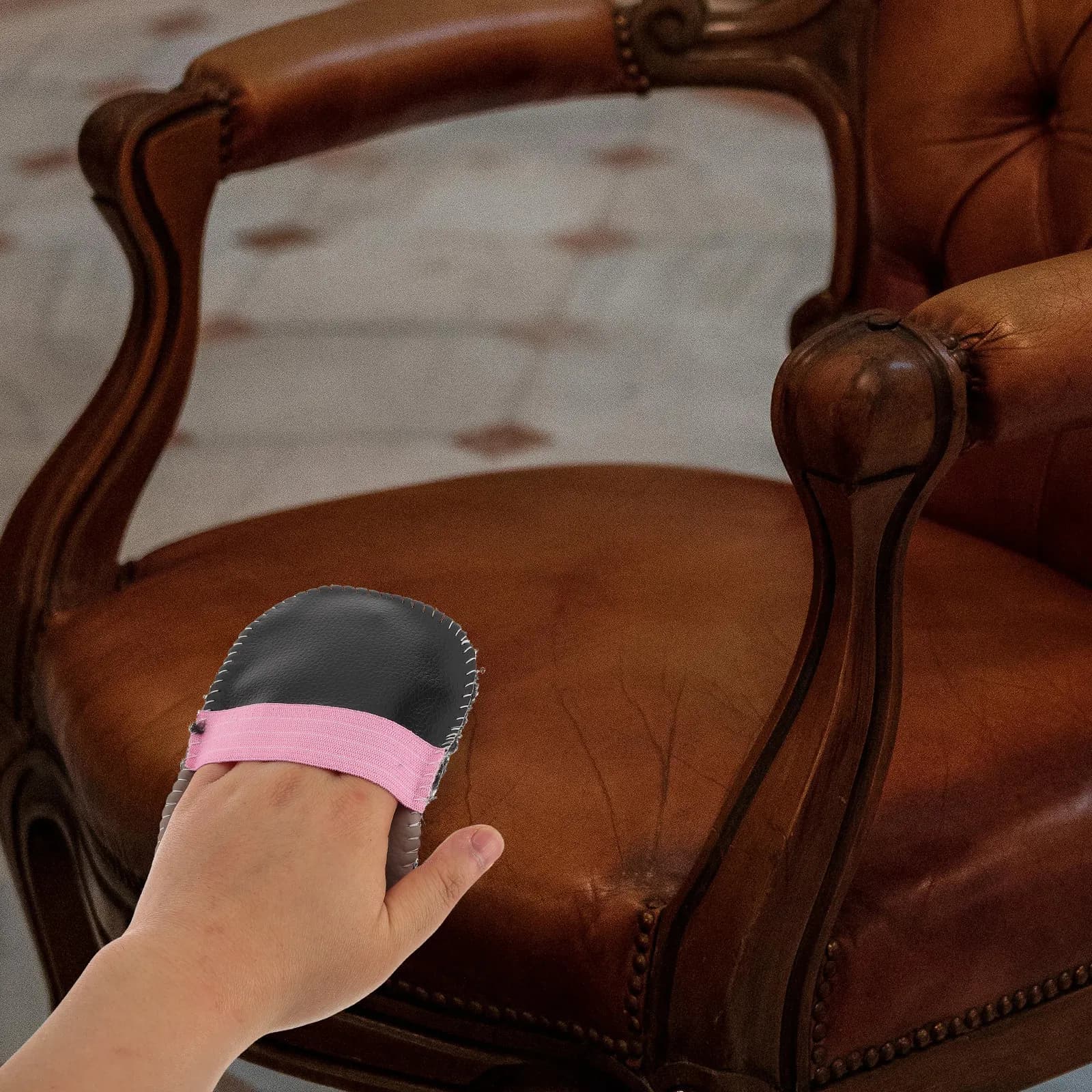 Set di 8 Spazzole con Design Ergonomico per Divani, Mobili, Scarpe, Borse, Ripristino della Lucentezza degli Interni Auto