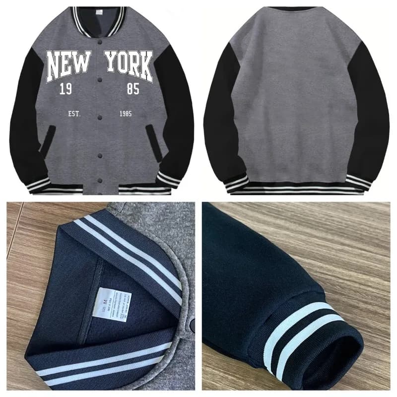 Youth Baseball Jacket for Daily Use in Open, Lightweight and Breathable, Comfortable and Fashionable for Spring and Autumn