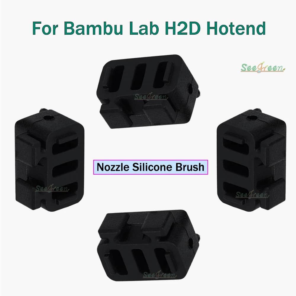 New Bambu Lab H2D wiper blade hotend 1/2/3/4/5/10pcs For Bambu Lab H2D Hotend Ugello Brush In Silicone Cleaning Tool