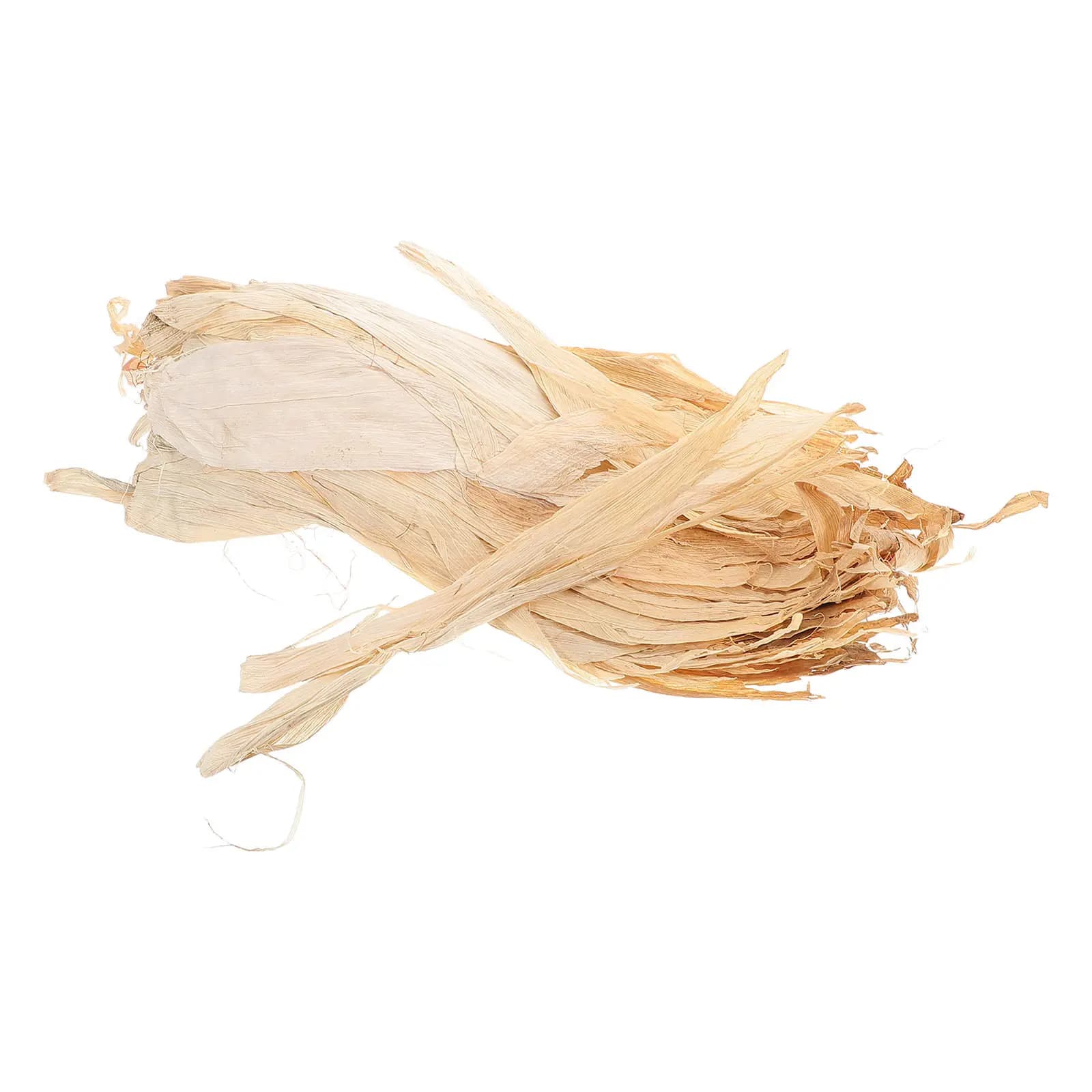 1 Sacchetto di Foglie di Mais Intrecciate a Mano, Materiale Artigianale Naturale per la Realizzazione di Ciabatte, Accessori per la Creazione di Cappelli, Fai da Te Multifunzione