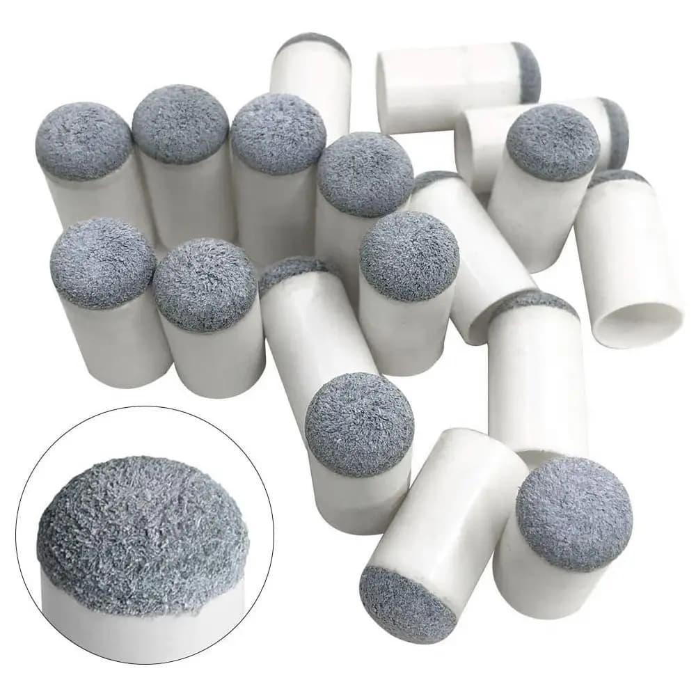 10 Pz/pacco Slip-on Punte per stecche da biliardo Copertura di ricambio Accessori per snooker Protezione punta 9/10/11/12/13mm Stecca da biliardo in plastica