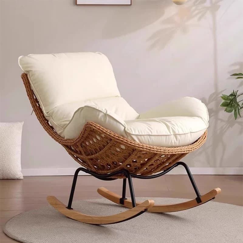 Poltrone da Gaming e Relax per Soggiorno, Sedie a Dondolo di Lusso, Comode Poltrone Lazy, Mobili per Salotto