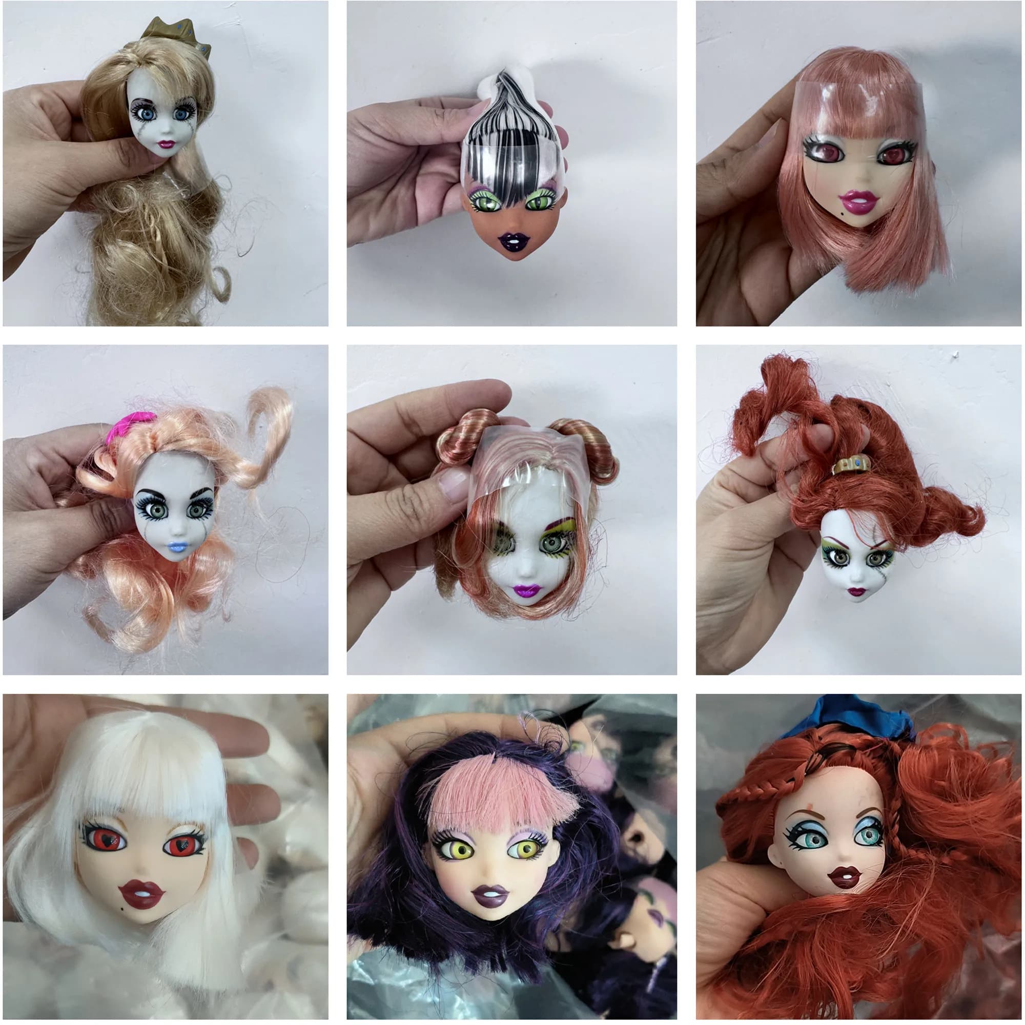 H1 Originale Monsterse High bambola Bratz bambola Testa Dress-up Accessori fai da te Giocattolo Accessori per il trucco Giocattolo
