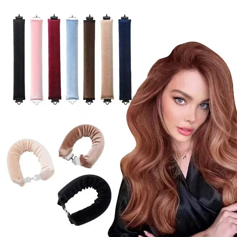 New 3 pieces bigodin for hair without heat big wave tool for curling hair accessories for women styling iron curling simple