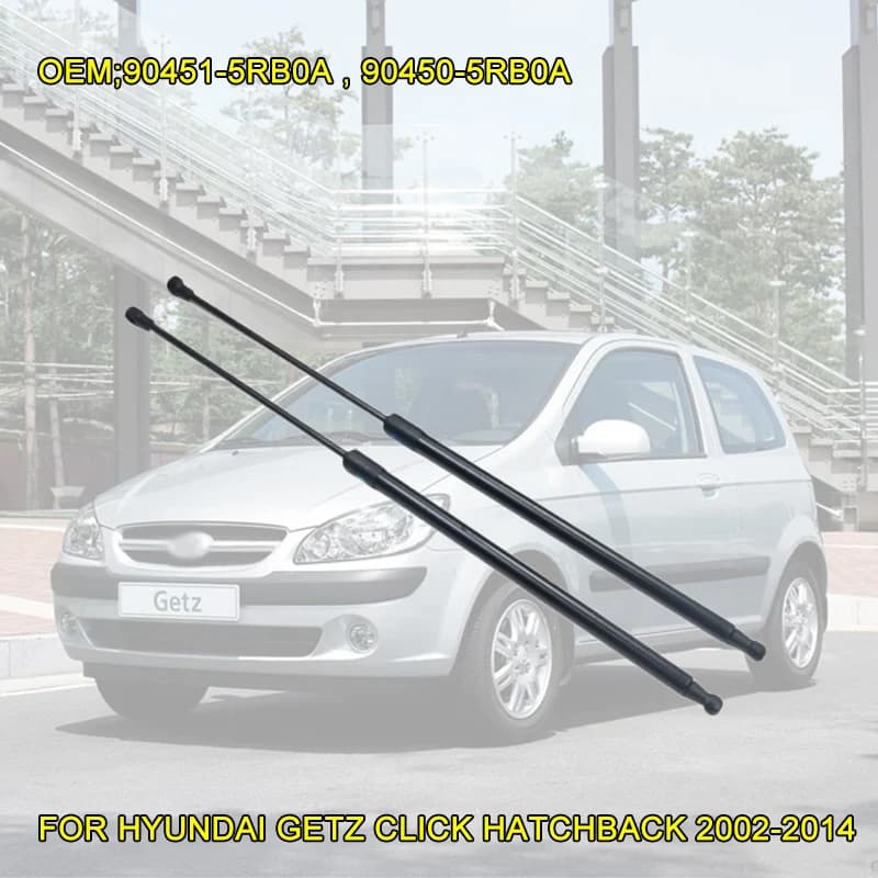 Pair Car Rear Tailgate Gas Strut Bars Lift Supports Gas Spring For Hyundai Getz Click Hatchback 2002-2014 817701C000 817701C001