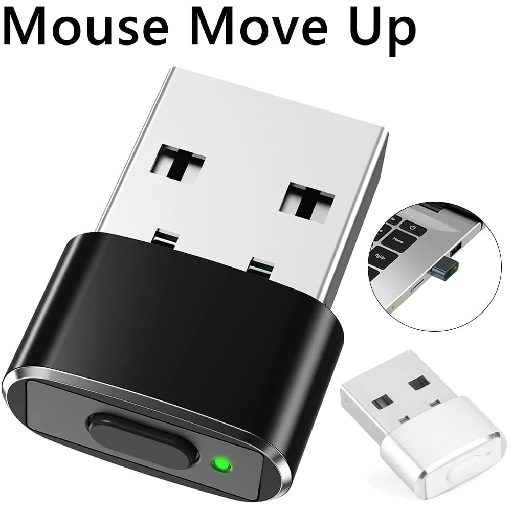 Mouse Jiggler Automatic Mover Undetectable USB Door Automatic Agitator Undetectable Keeps the computer awake Simulating for laptop