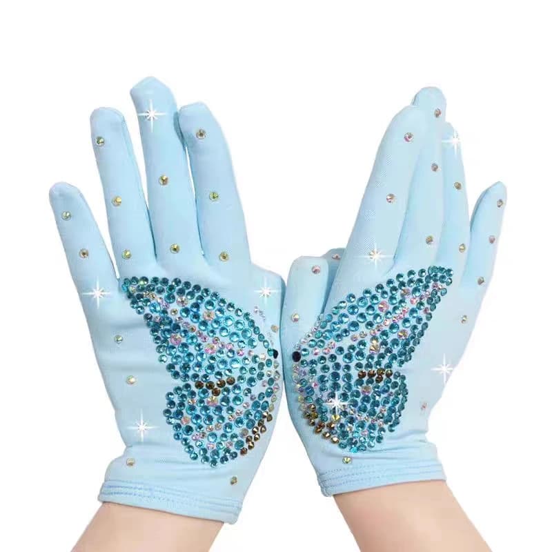 Ice Dance Custom Figure Skating Training Gloves With Drill Children's Adult Men's And Women's Gloves