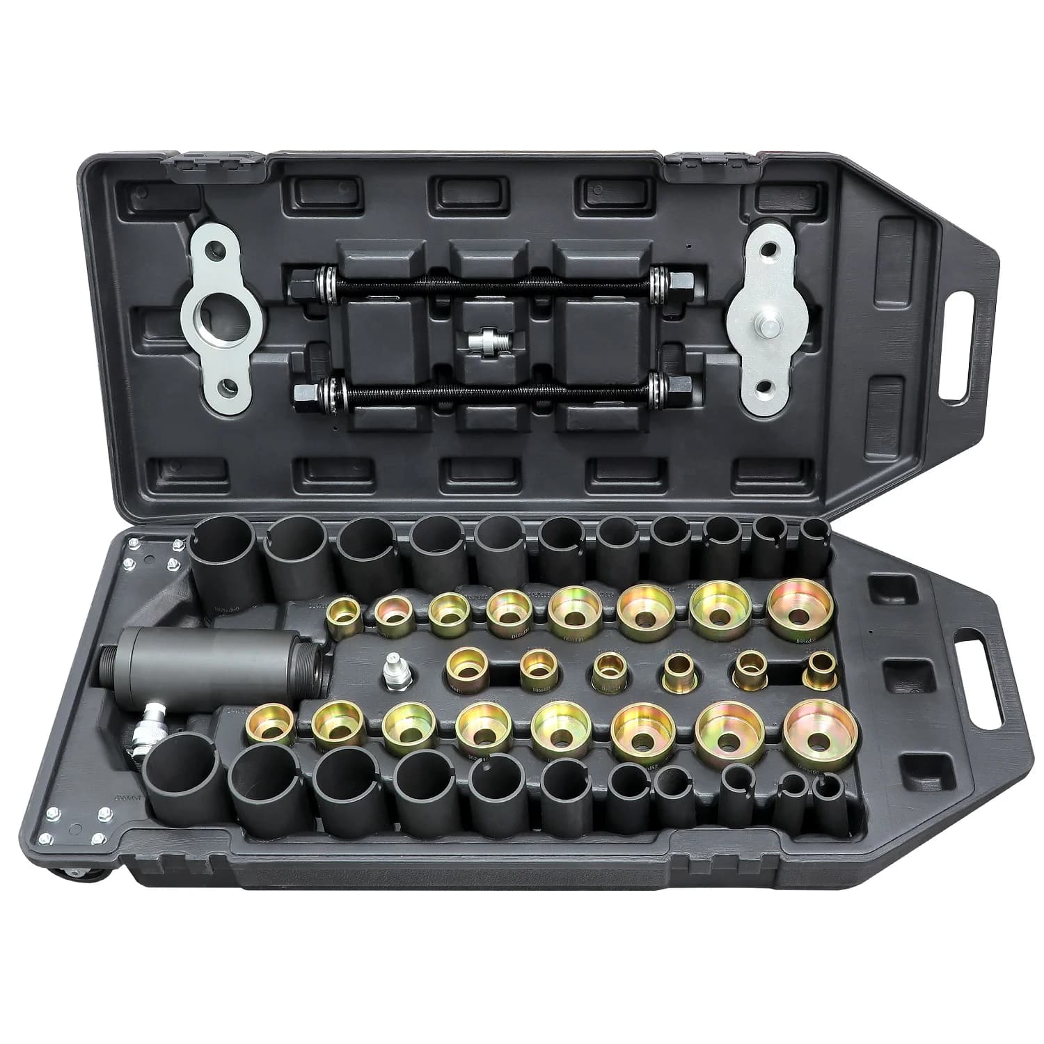 Universal Kit from 51 Pieces for Hydraulic Press Bearings, Set Tools for Extraction Hydraulic Steering System