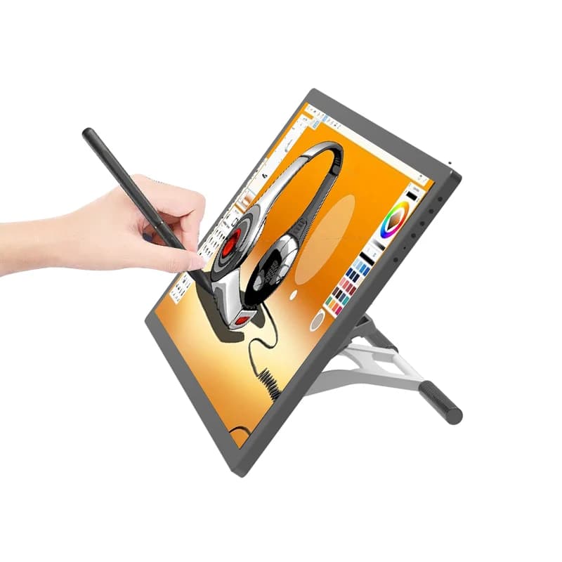 Tavoletta grafica da disegno con schermo LCD IPS in vetro antiriflesso da 21,5 pollici con monitor 4K con penna digitale