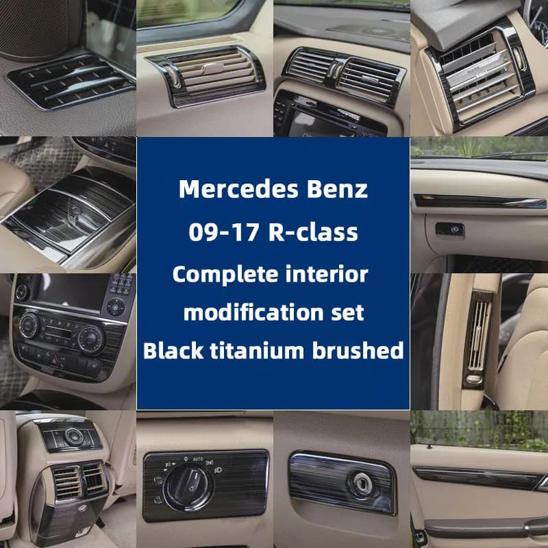 For Mercedes Benz Class R W251 MPV 2009-2016 2017, Central Panel Cover CD, Air Bushing Frame, Interior Finishes
