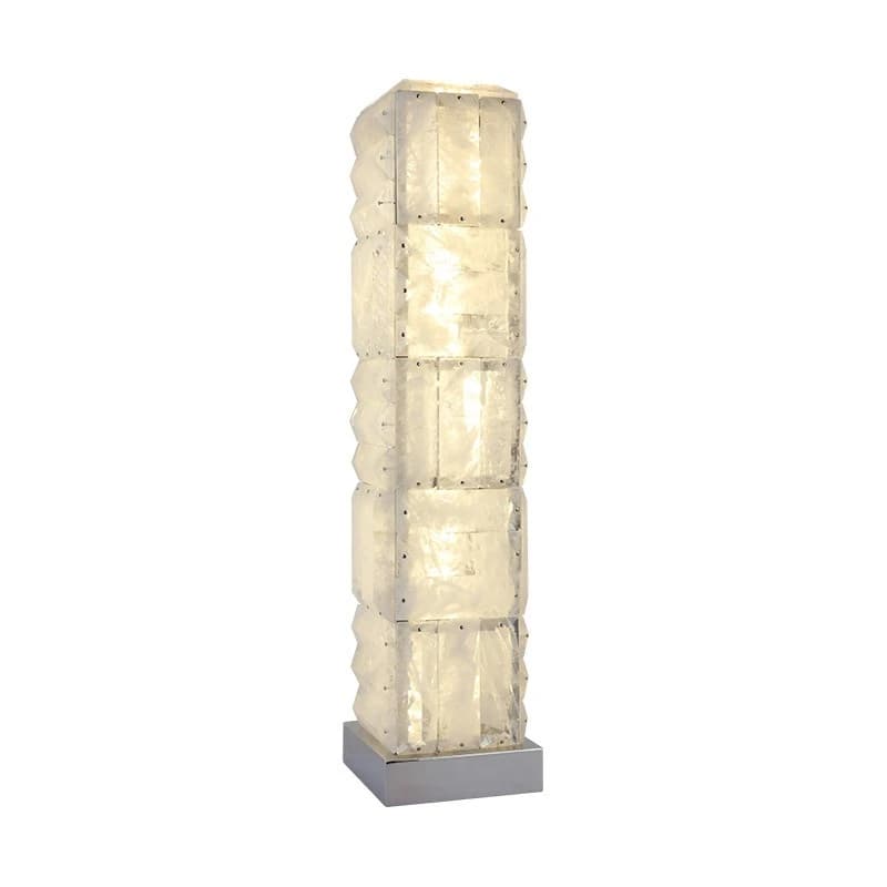 Nuova luce postmoderna di lusso, decorazione con motivo ad acqua in cristallo naturale, lampada da scrivania studio camera da letto sala espositiva soggiorno villa