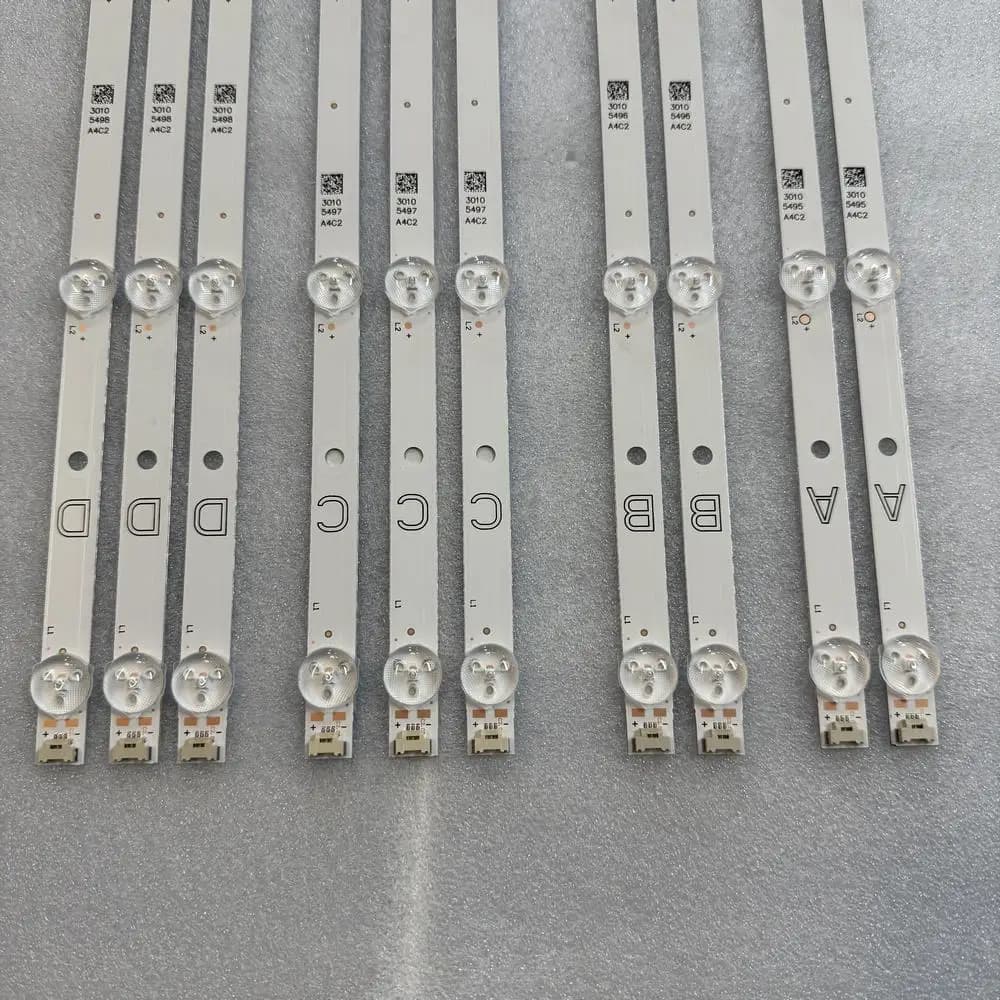 Striscia di retroilluminazione a LED per MEDION MD32066 DEN LUXOR LUX0165003 01 SALORA 65QLED440A OTV 65AQU-5022V 65AQU-5122V Hitachi 65HL7200U