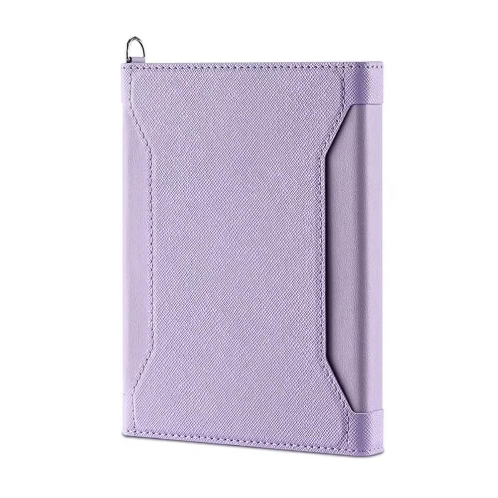 Portable Foldable Passport Wallet PU Leather Large Capacity Leather Passport Holder Waterproof Lightweight RFID Blocking Wallet