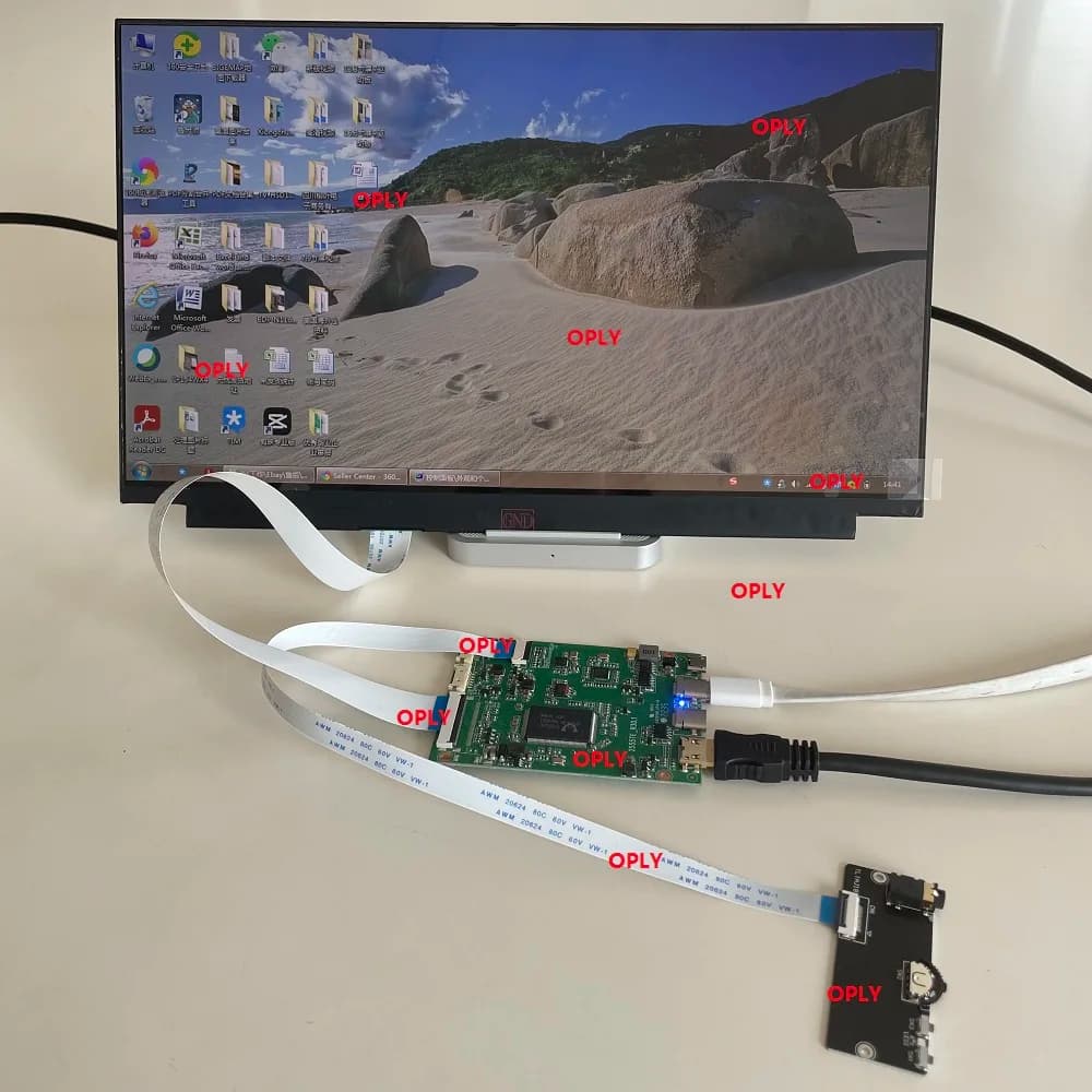 15.6 "17.3" 13.3 "14" 1920X1080 Pannello LED Schermo IPS + Tipo-C USB mini HDMI Per PC PS X360 Laptop raspberry EDP scheda controller
