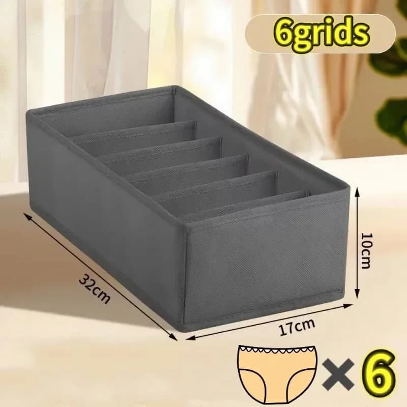 1PC Household Wardrobe Organizer - Drawer Storage Box for Underwear Socks Bras Clothes - Cabinet Saver Underwear Bag for Closet