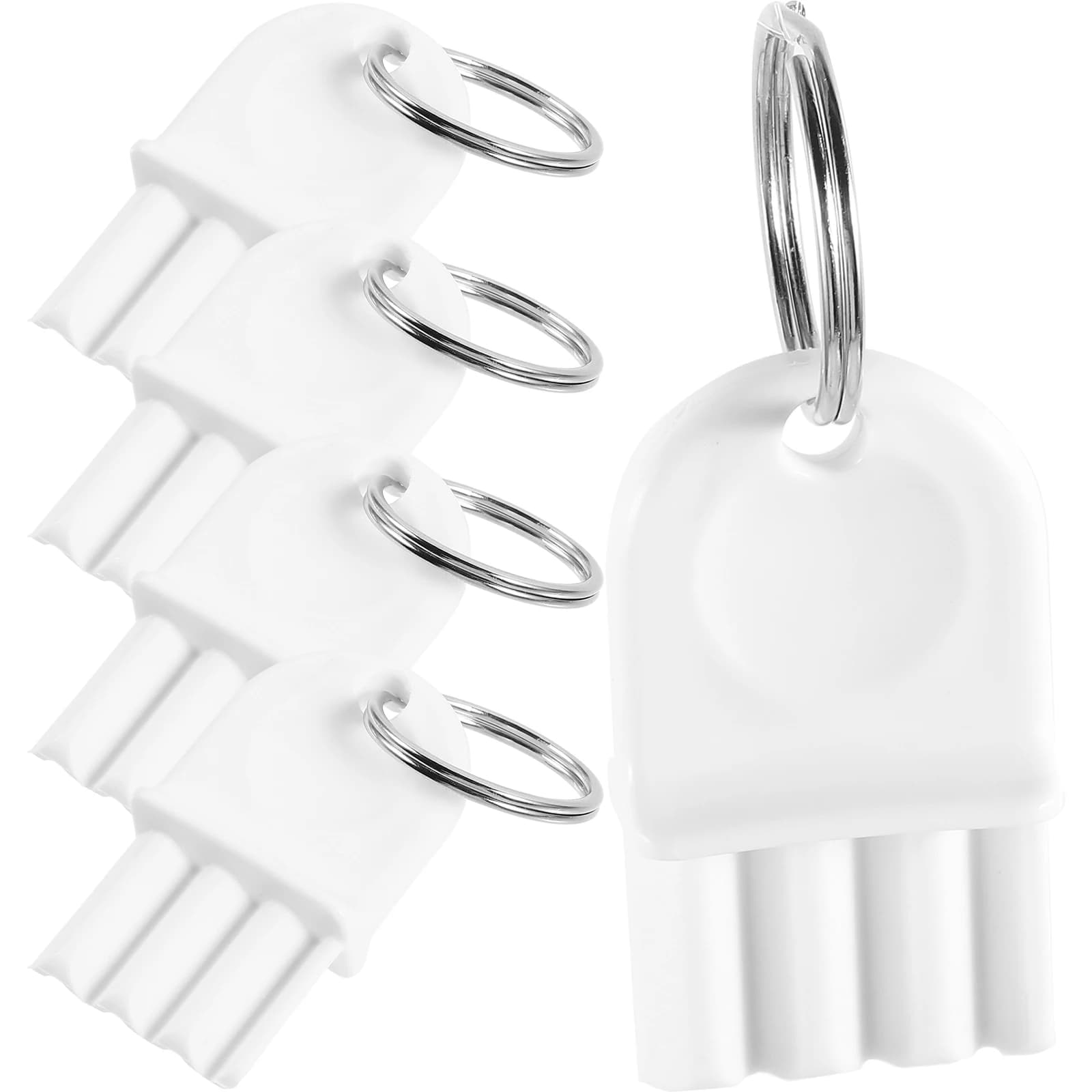 5 chiavi dispenser universali per asciugamani di carta, compatibili con il bagno, portachiavi in tessuto di ricambio, per riporre la costruzione in plastica