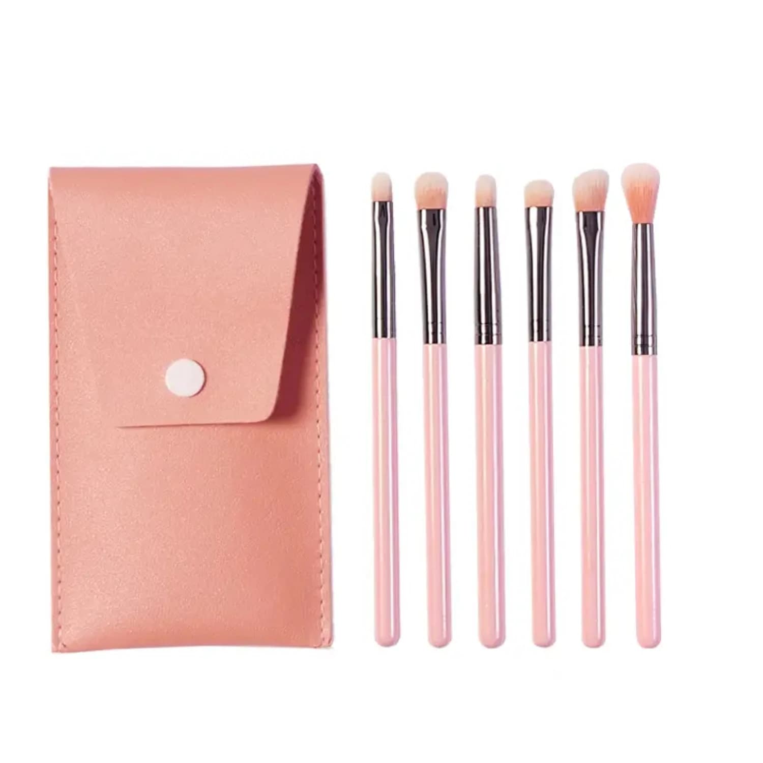 Set di pennelli cosmetici da donna portatili Macaron Color 8 pezzi Kit di pennelli per trucco per viaggi, truccatori professionisti, uso quotidiano, Ble