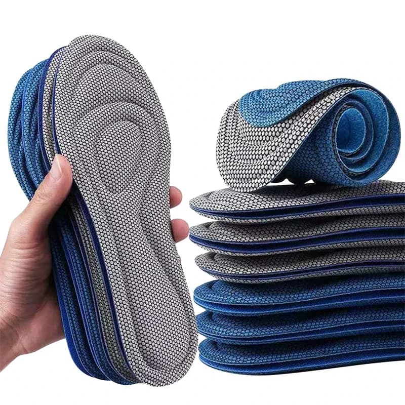 1 paio di solette in memory foam Solette antibatteriche, antiodore e traspiranti per scarpe sportive da uomo Solette per corsa e sport all'aria aperta