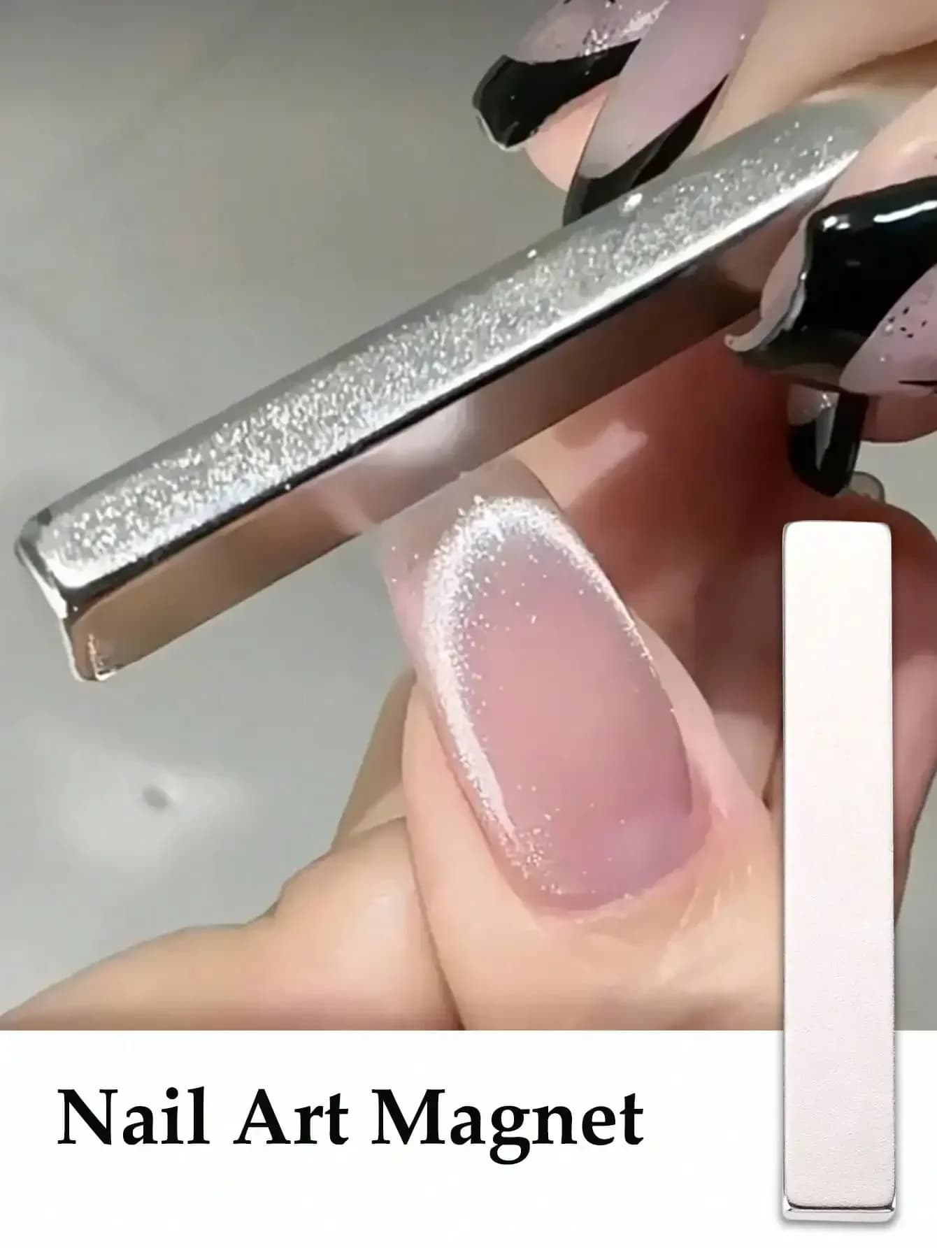 2 magneti 4-in-1 per unghie in gel effetto occhio di gatto, bastoncino magnetico multifunzionale per smalto gel UV, strumento per nail art floreale, adatto per manicure fai da te a casa e in salone, accessori per nail art, attrezzi per unghie, ritorno a scuola, nail art, strumenti per unghie, press-on.